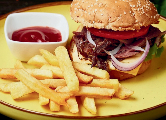 Бургер с мясом (донер)