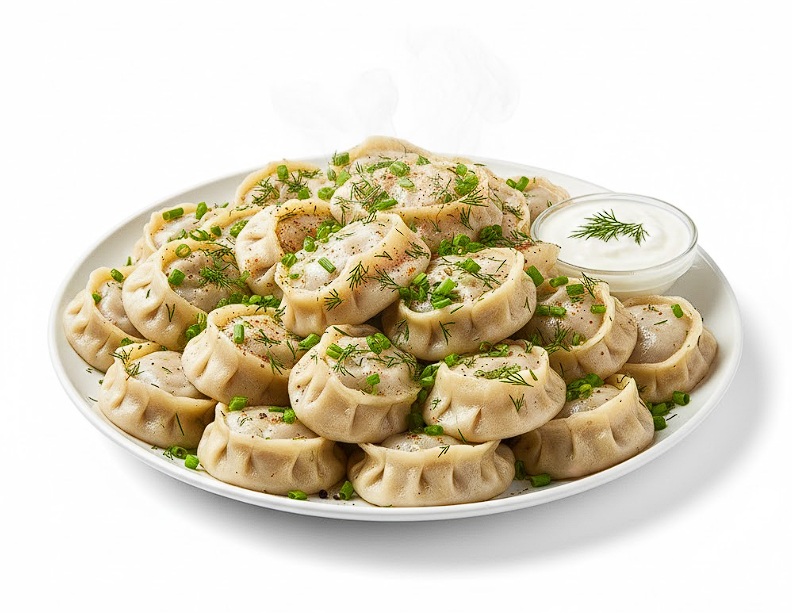 Манты с мясом