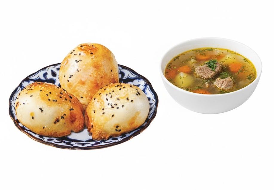 Тандыр самса + шорпо