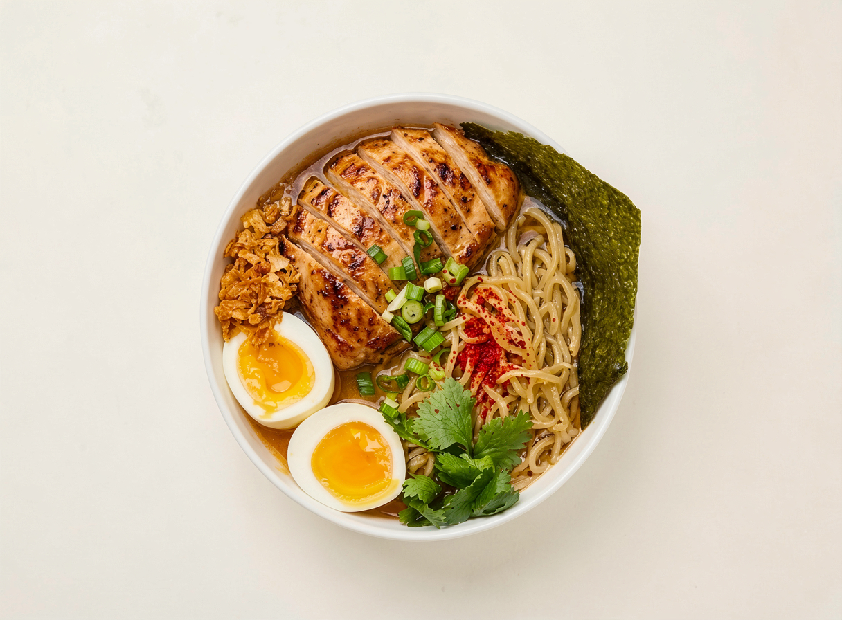 Рамен с курицей