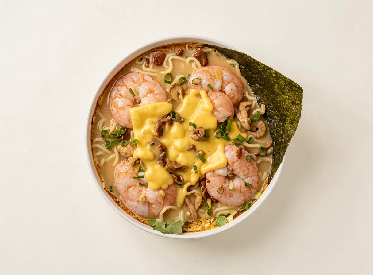 Сырный рамен