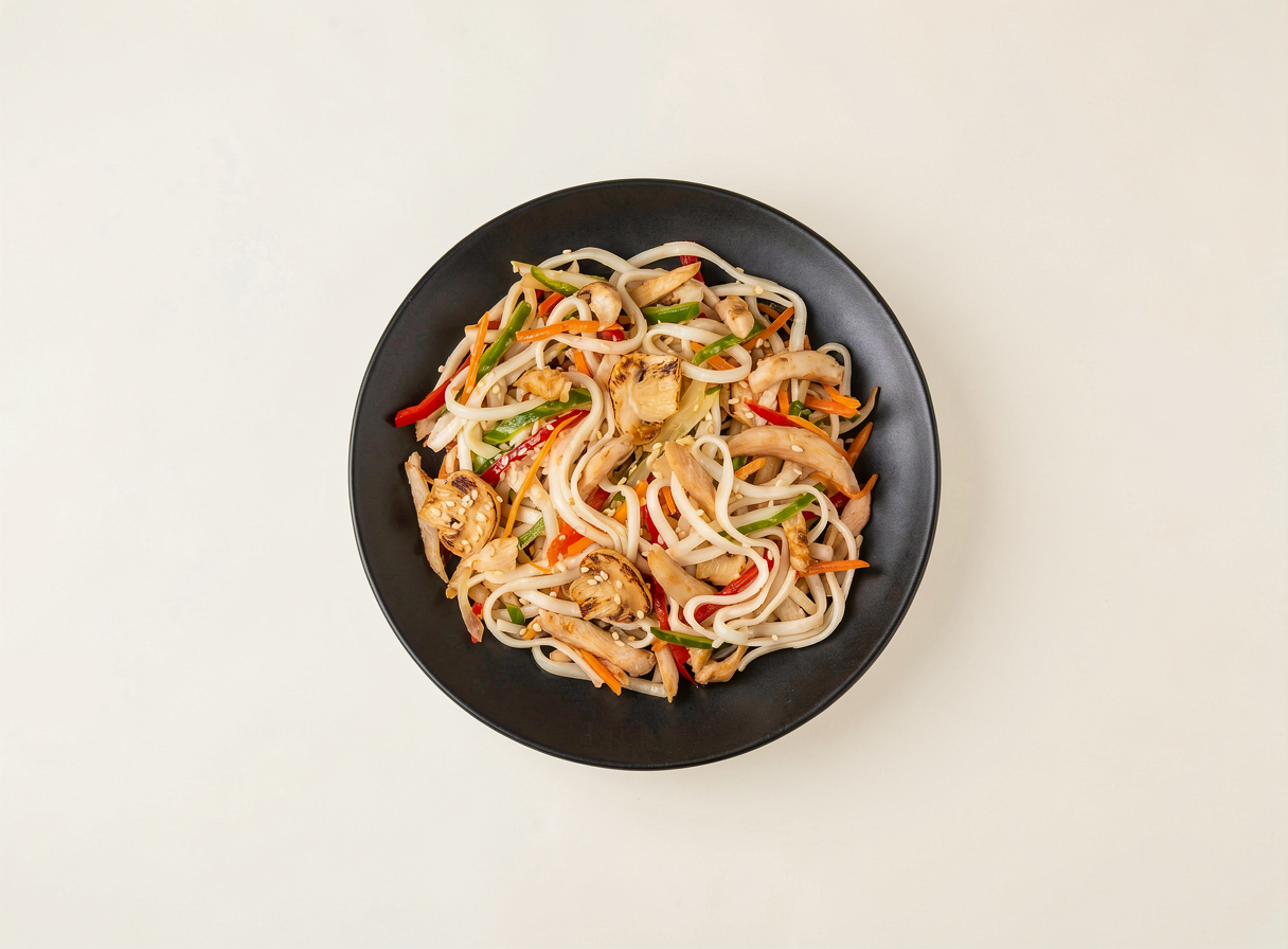 Wok с курочкой