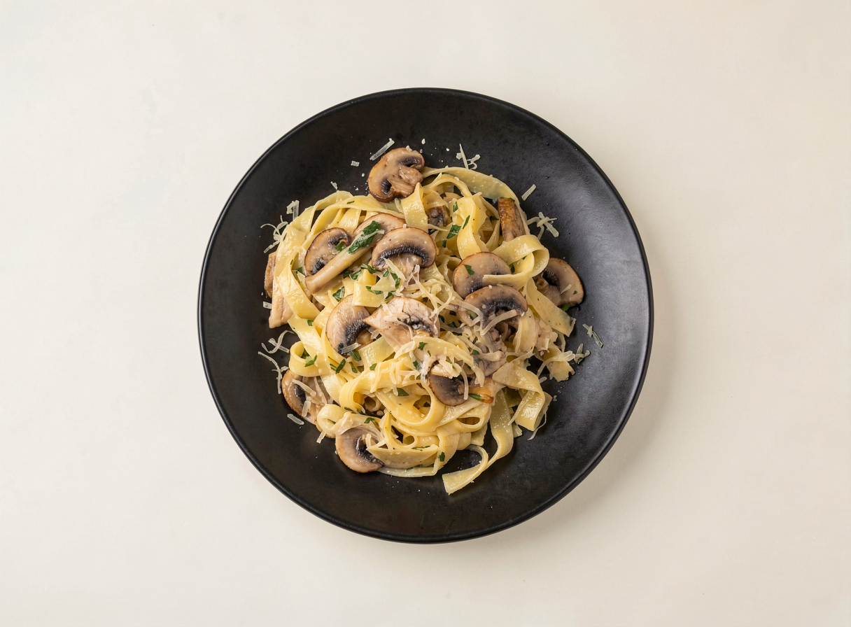 Фетучини с курицей