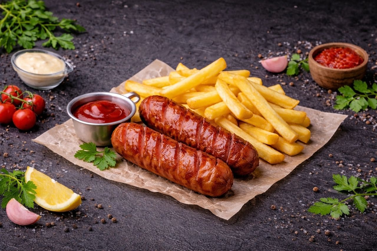 Сосиски с фри