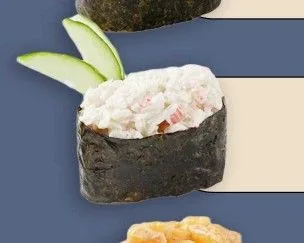 Гункан с крабом