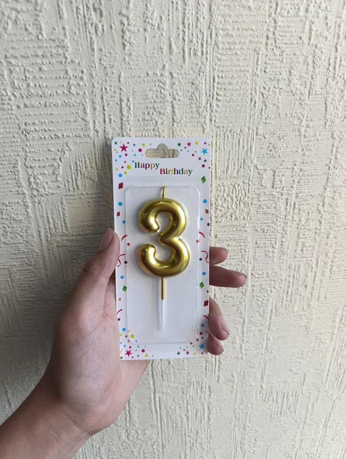 Свечка "3"